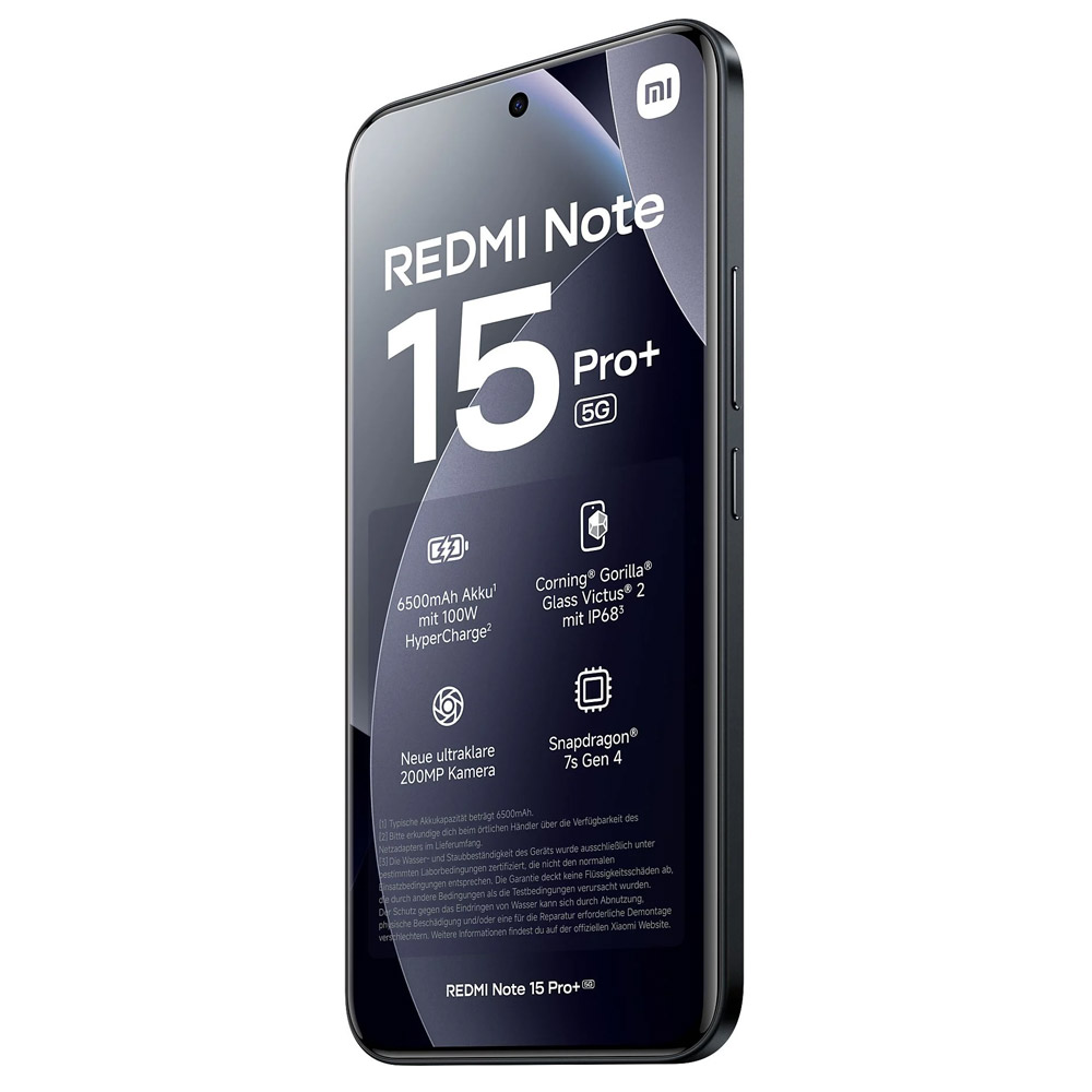 Xiaomi Redmi Note 15 Pro+ 256GB 5G Smartphone schwarz