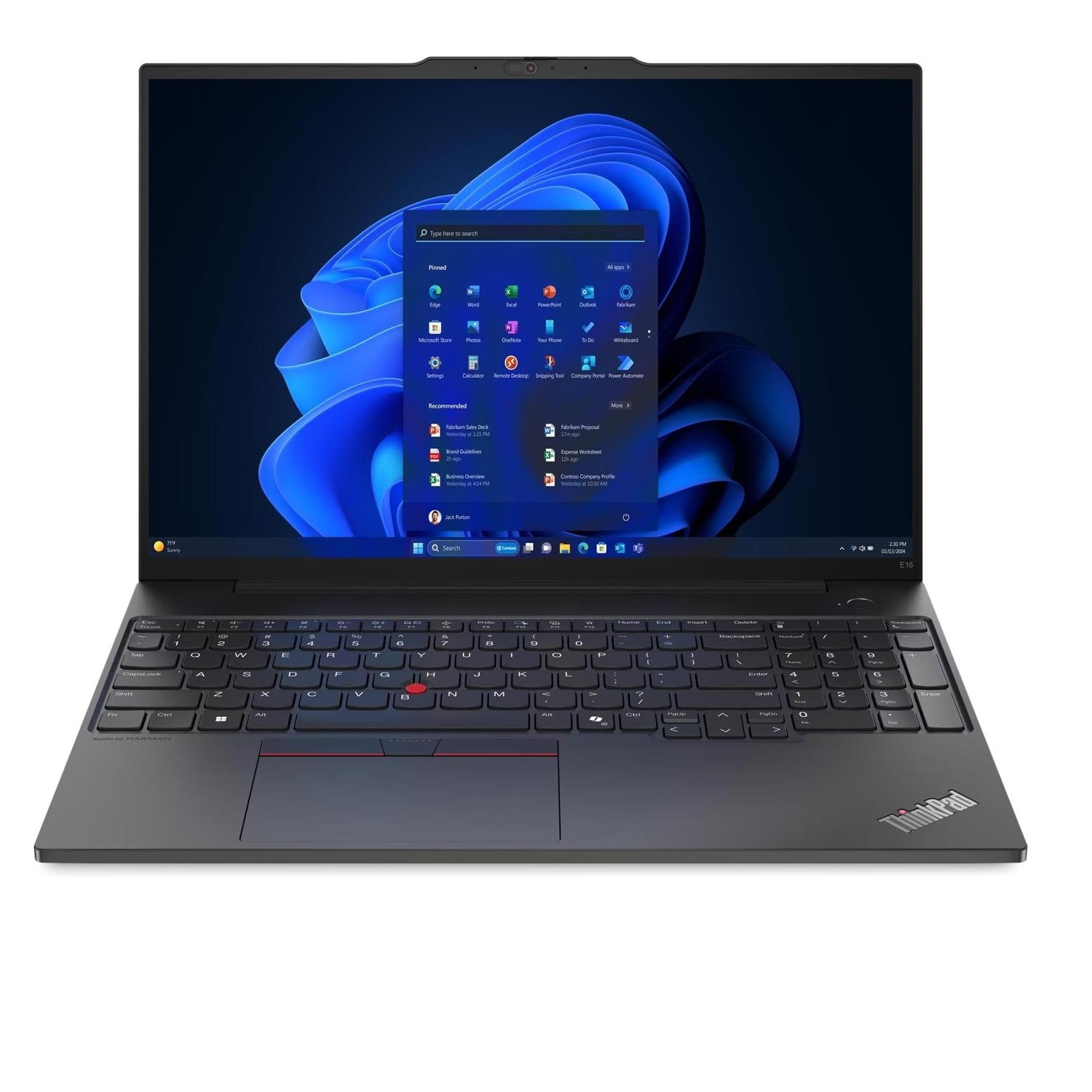 Lenovo ThinkPad E16 G2 40,6 cm (16 Zoll) Ultra 7-155H 32GB 1TB Notebook