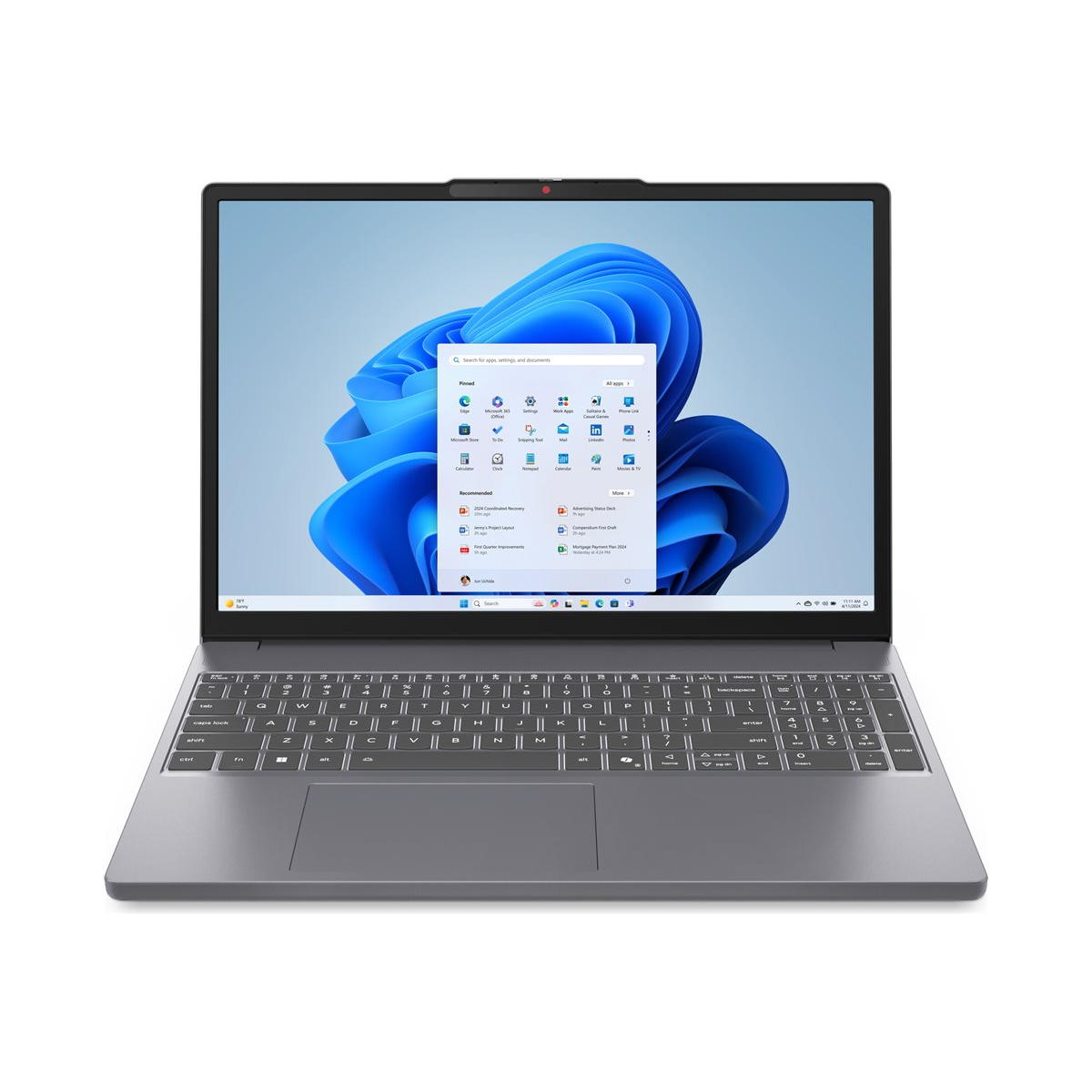 Lenovo IdeaPad Slim 3 15IRH10 83K1 Intel Core i5-13420H 16GB 512GB SSD Notebook grau