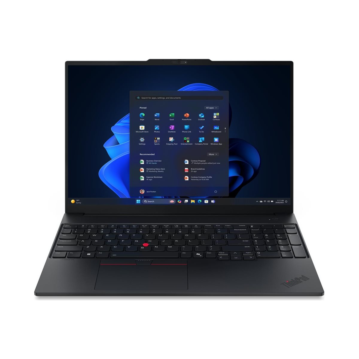 Lenovo ThinkPad E16 Gen 3 21ST 1TB 40.6 cm (16 Zoll) Notebook schwarz