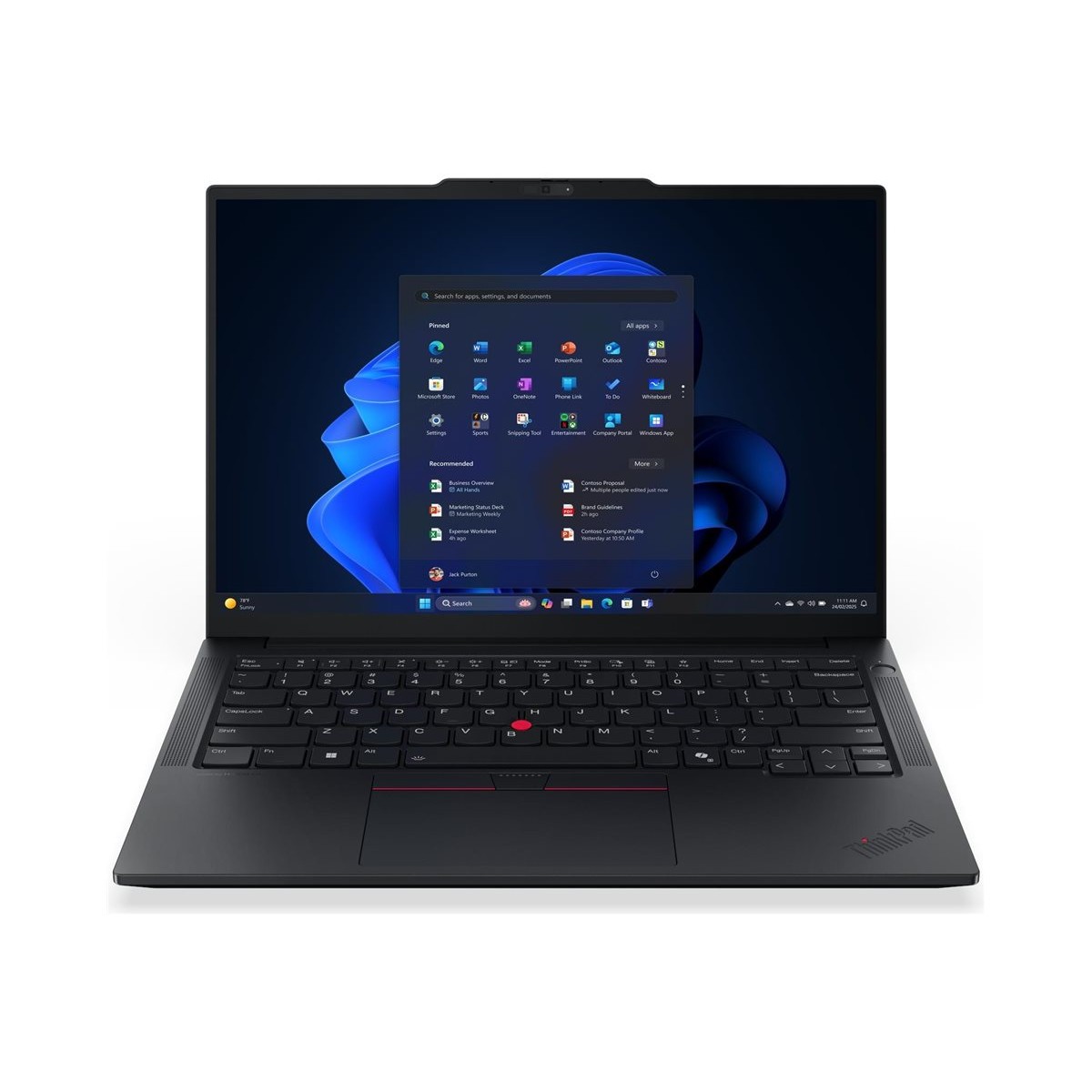 Lenovo ThinkPad E14 Gen 7 21T0 512GB 35.6 cm (14 Zoll) Notebook schwarz