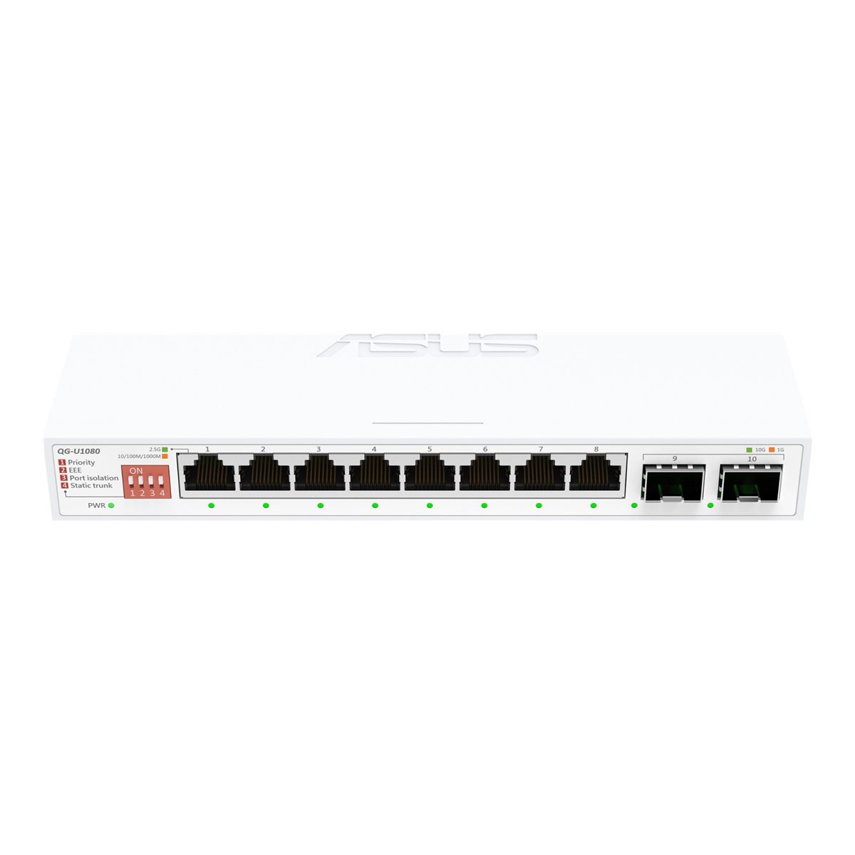 Asus QG-U1080 8-Port 2,5G 2-Port 10G SFP+ Switch