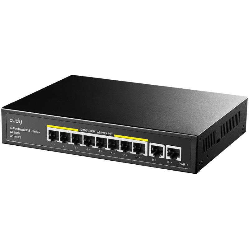 Cudy GS1010PE 8 Port Gigabit PoE Switch 120W