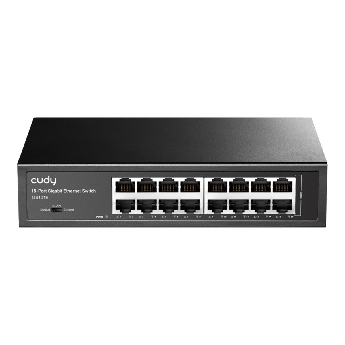 Cudy GS1016 16-Port Gigabit Switch unmanaged schwarz