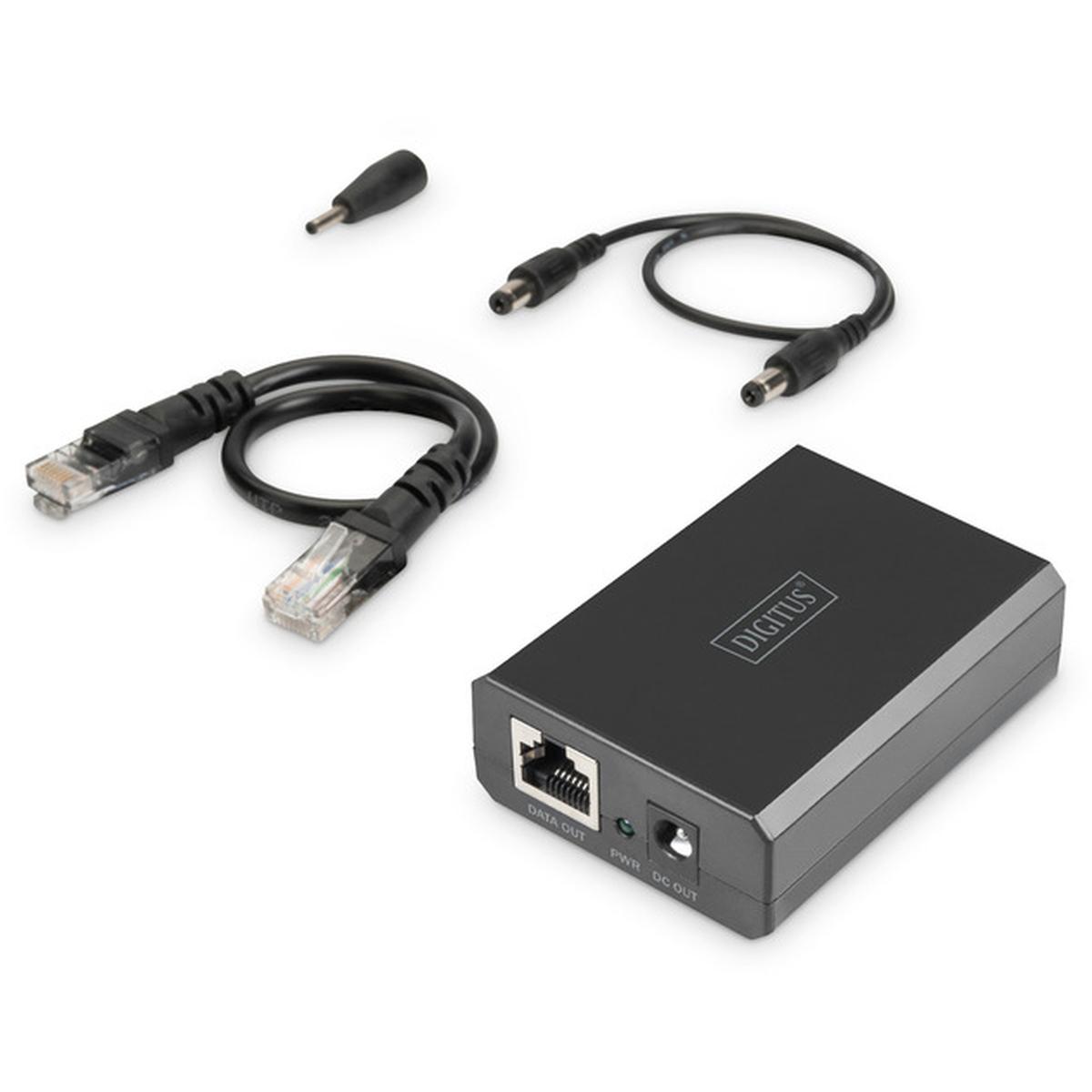 DIGITUS Gigabit Ethernet PoE++ Splitter 802.3bt 51W