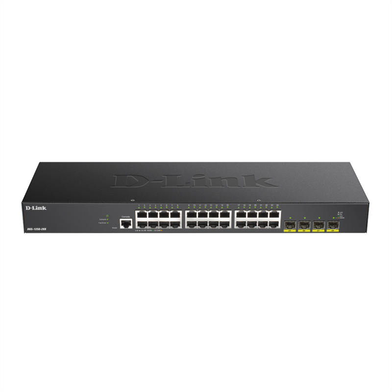 D-Link DGS-1250-28X/E, 28-Port Layer 2/3 Smart Managed Gigabit Switch