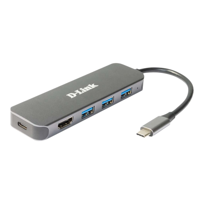 D-Link DUB-2333 5-in-1 USB-C Hub mit Power Delivery