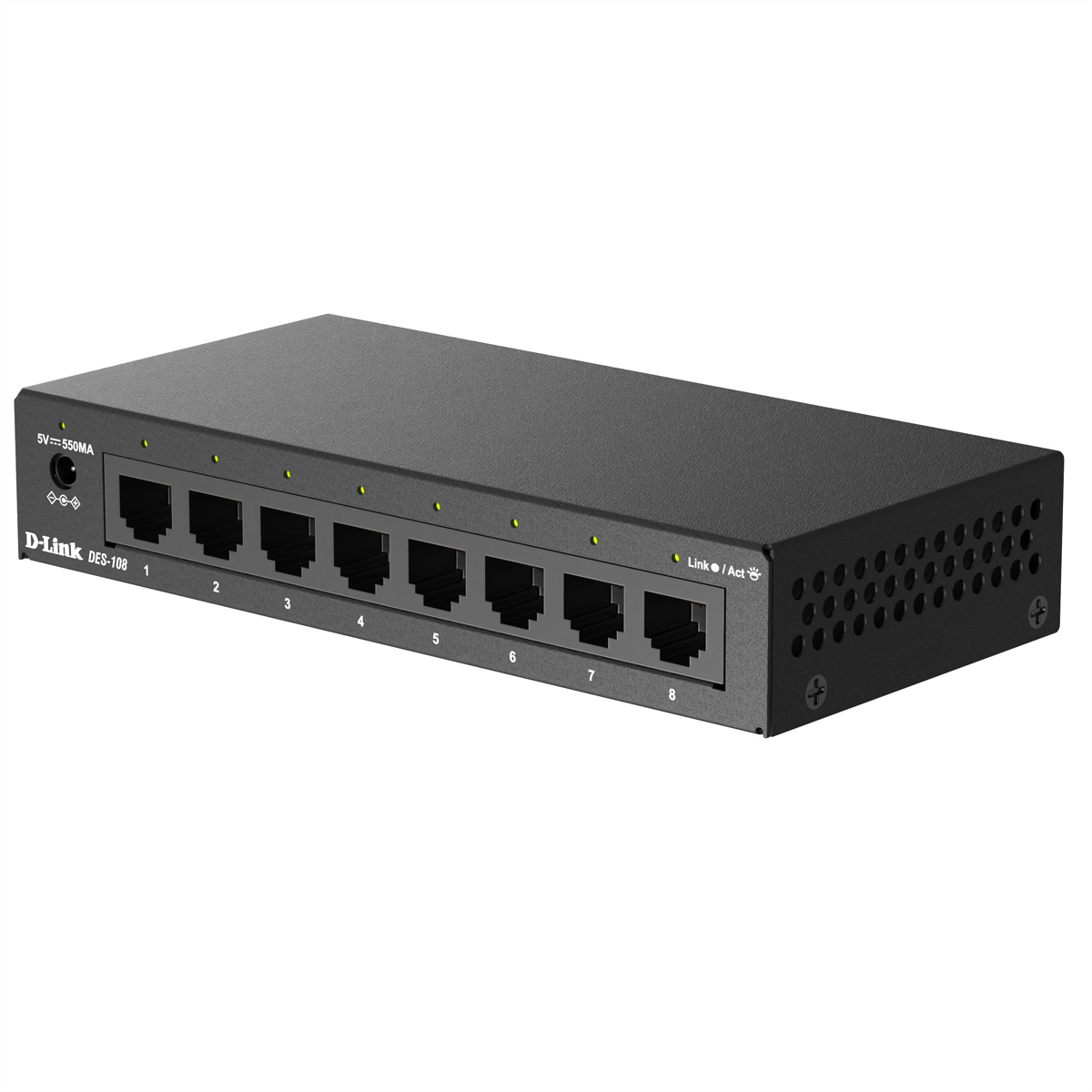 D-Link DES-108/V 8-Port Fast Ethernet Unmanaged Switch