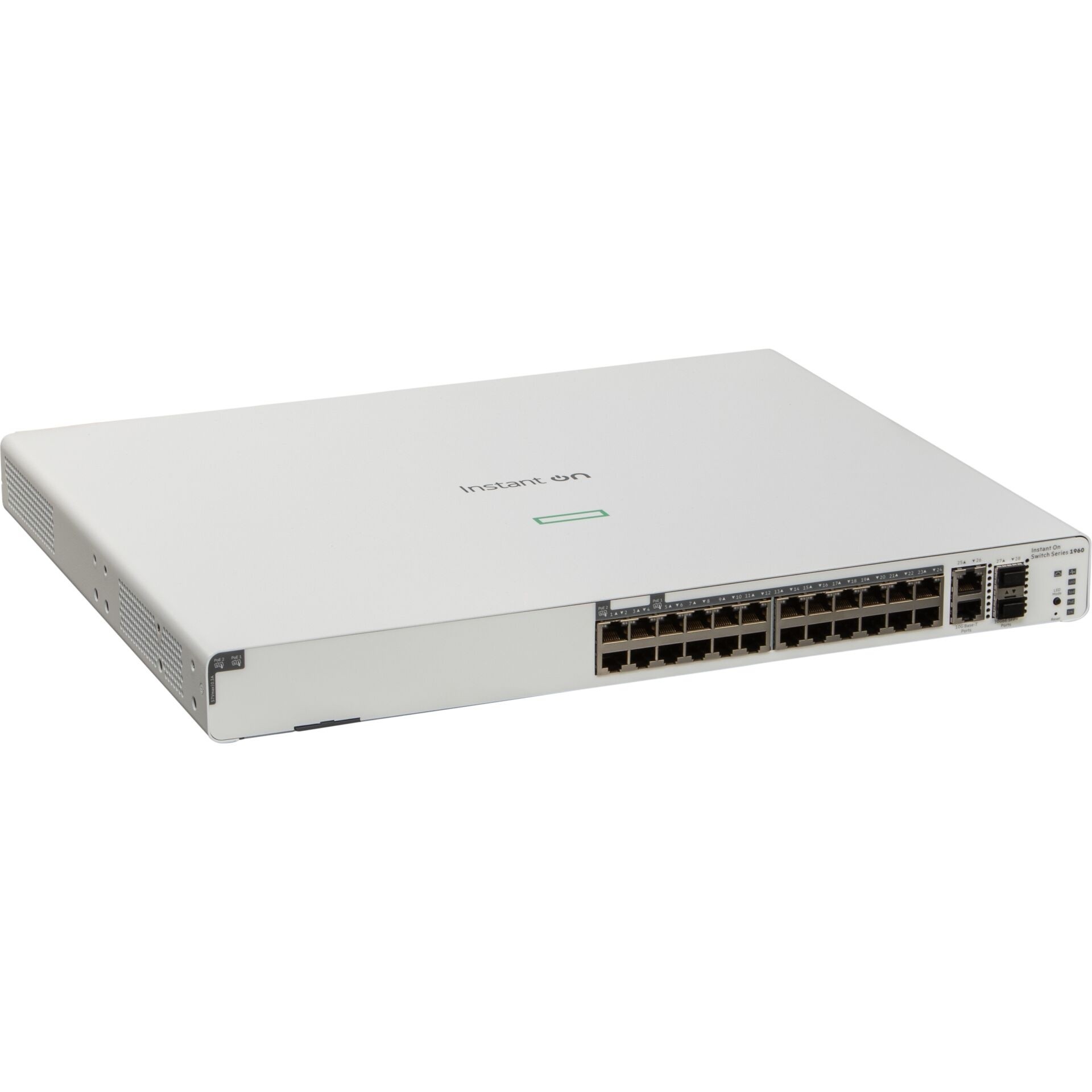 HPE Networking Instant On 1960 24G 20p Class4 4p Class6 PoE 2XGT 2SFP+ 370W Switch