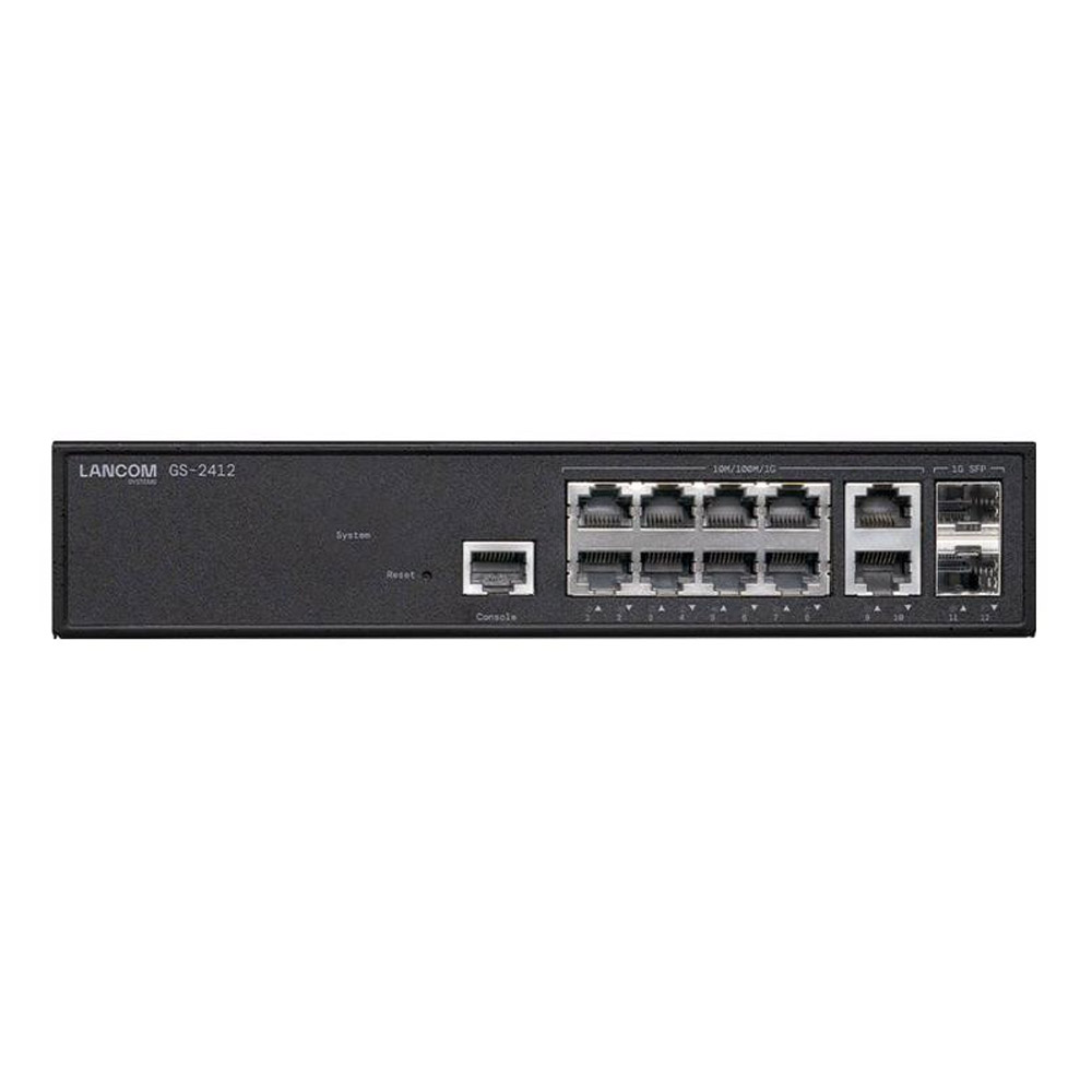 Lancom GS-2412 Managed L2 Switch mit 10 Gigabit Ethernet + 2 SFP Ports