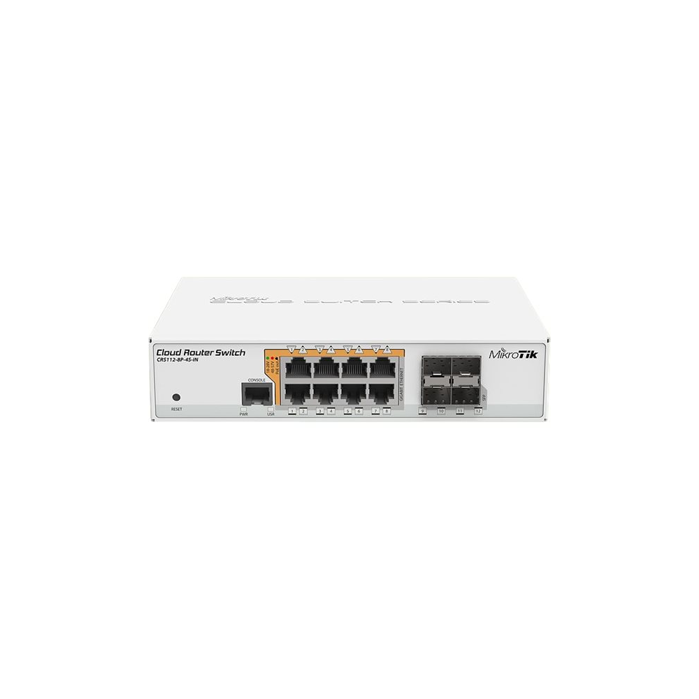 MikroTik CRS112-8P-4S-IN Switch