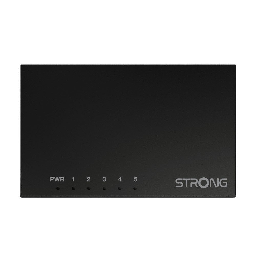 Strong SW5000M 5-Port Gigabit Ethernet Switch schwarz