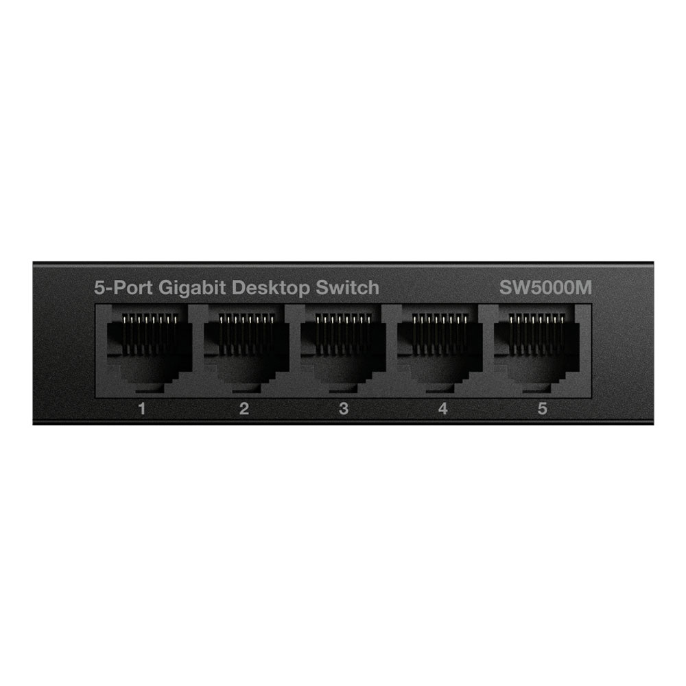 Strong SW5000M 5-Port Gigabit Ethernet Switch schwarz