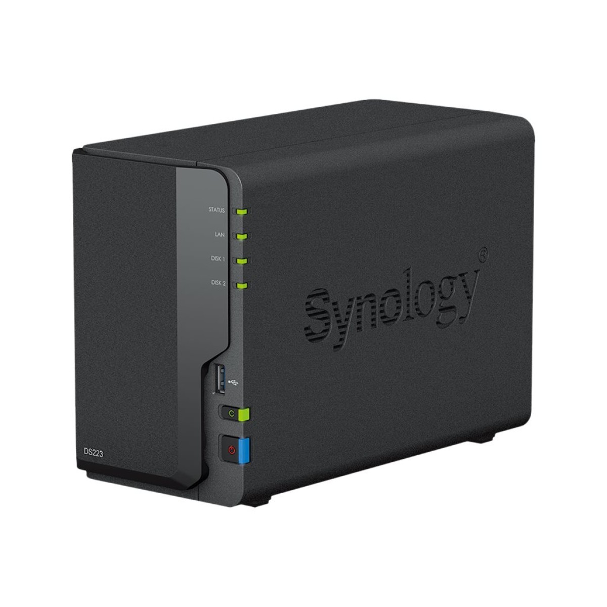 Synology DS223 2-Bay NAS-System schwarz
