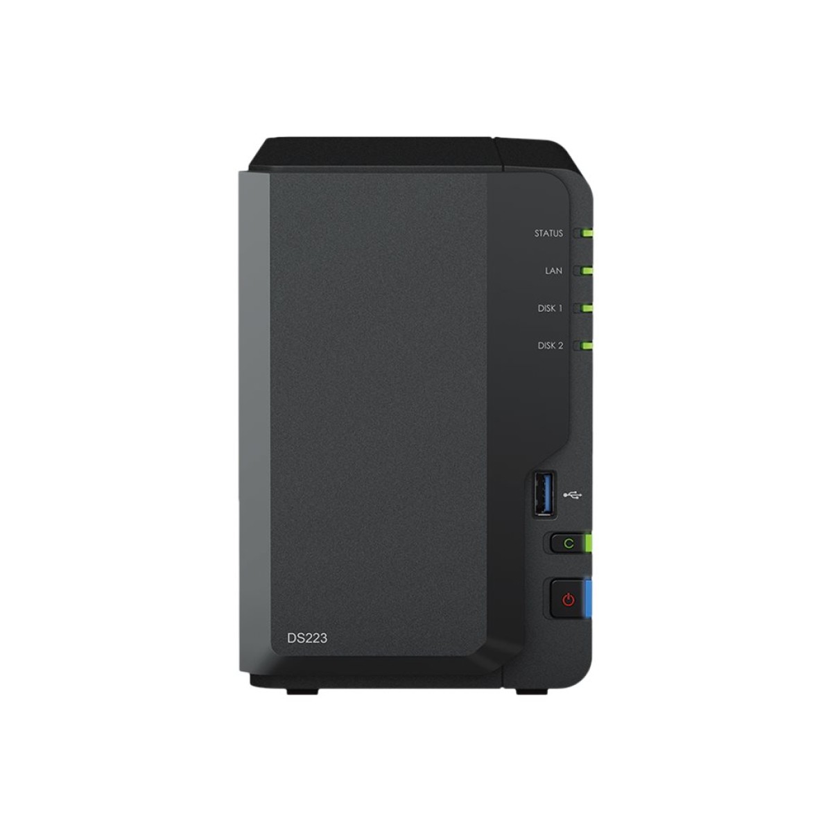 Synology DS223 2-Bay NAS-System schwarz