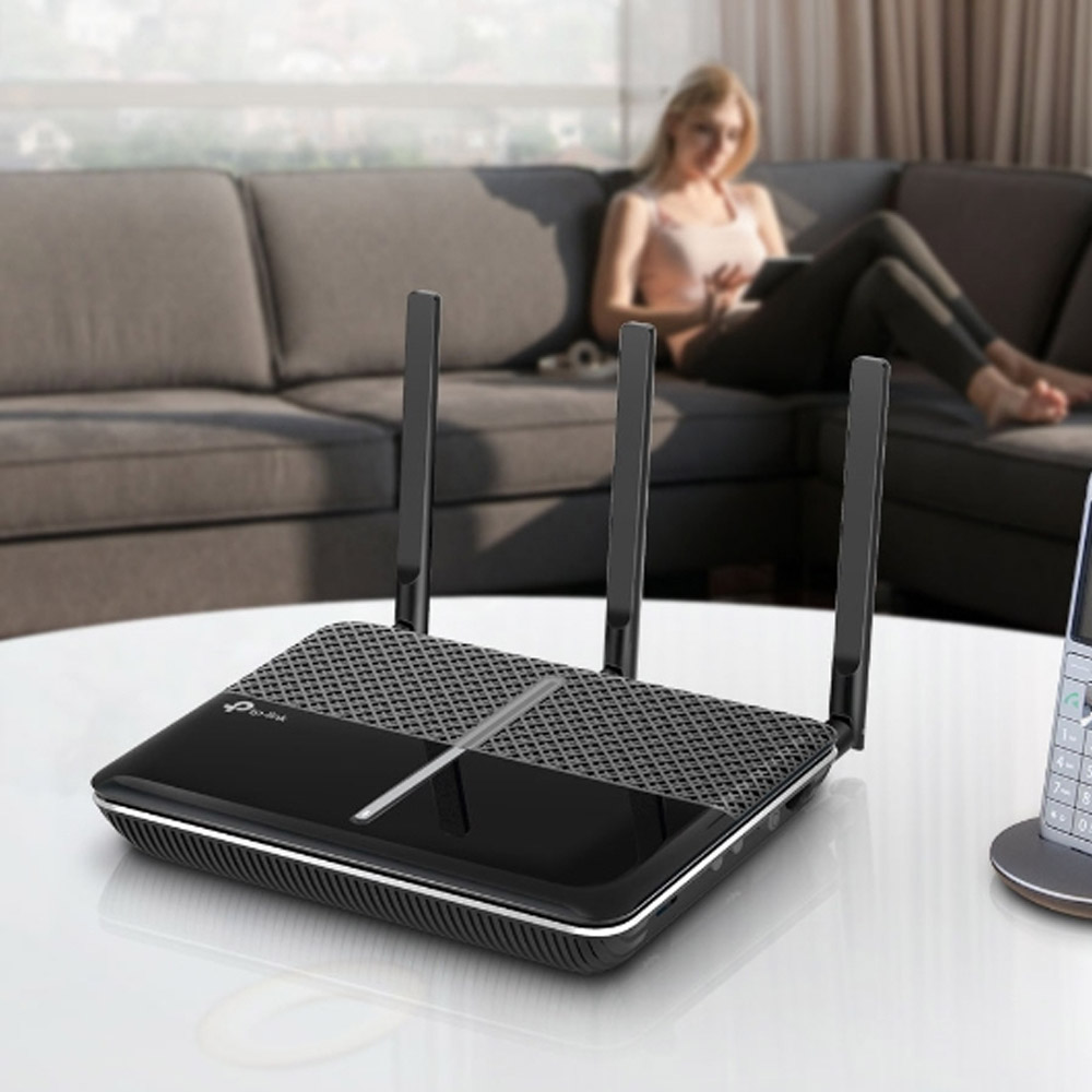 TP-LINK Archer VR2100v AC2100 VDSL/ADSL Telefonie Modem WLAN-Router