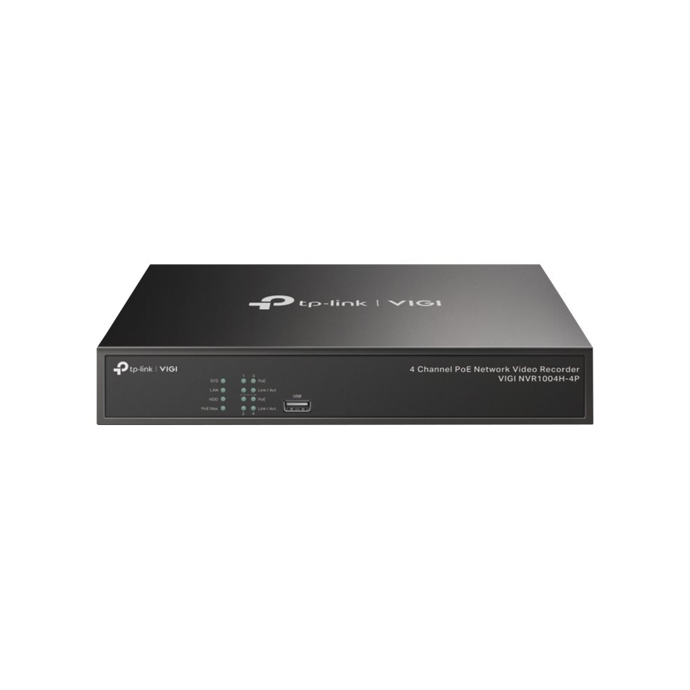 TP-Link VIGI NVR1004H-4P Netzwerk-Videorekorder schwarz (2.Wahl)