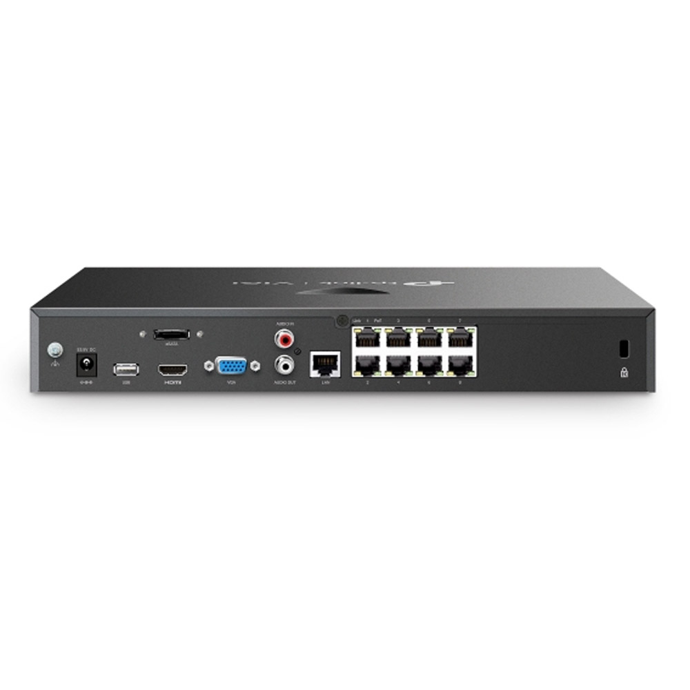 TP-Link VIGI NVR2008H-8MP 8 Kanal PoE Netzwerk Video Recorder