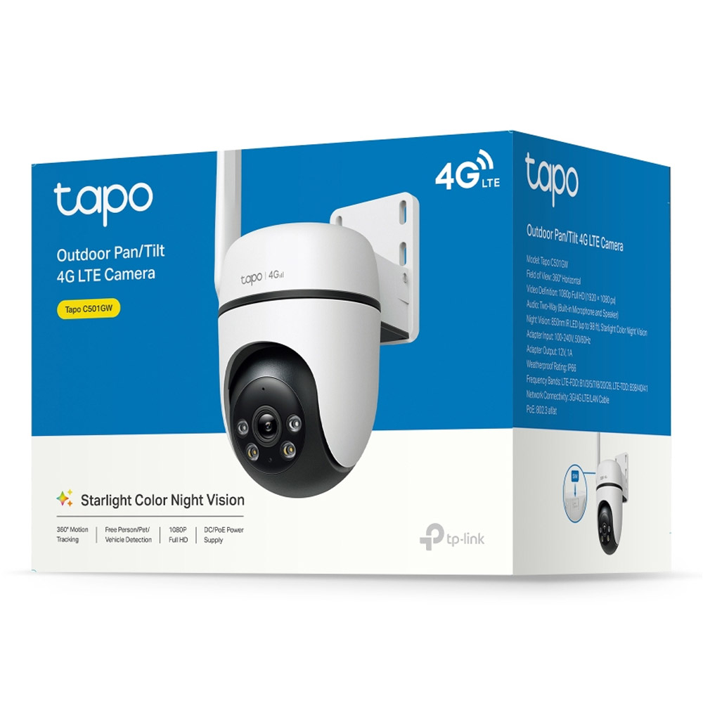 TP-Link Tapo C501GW 1080p 4G LTE WLAN-Überwachungskamera