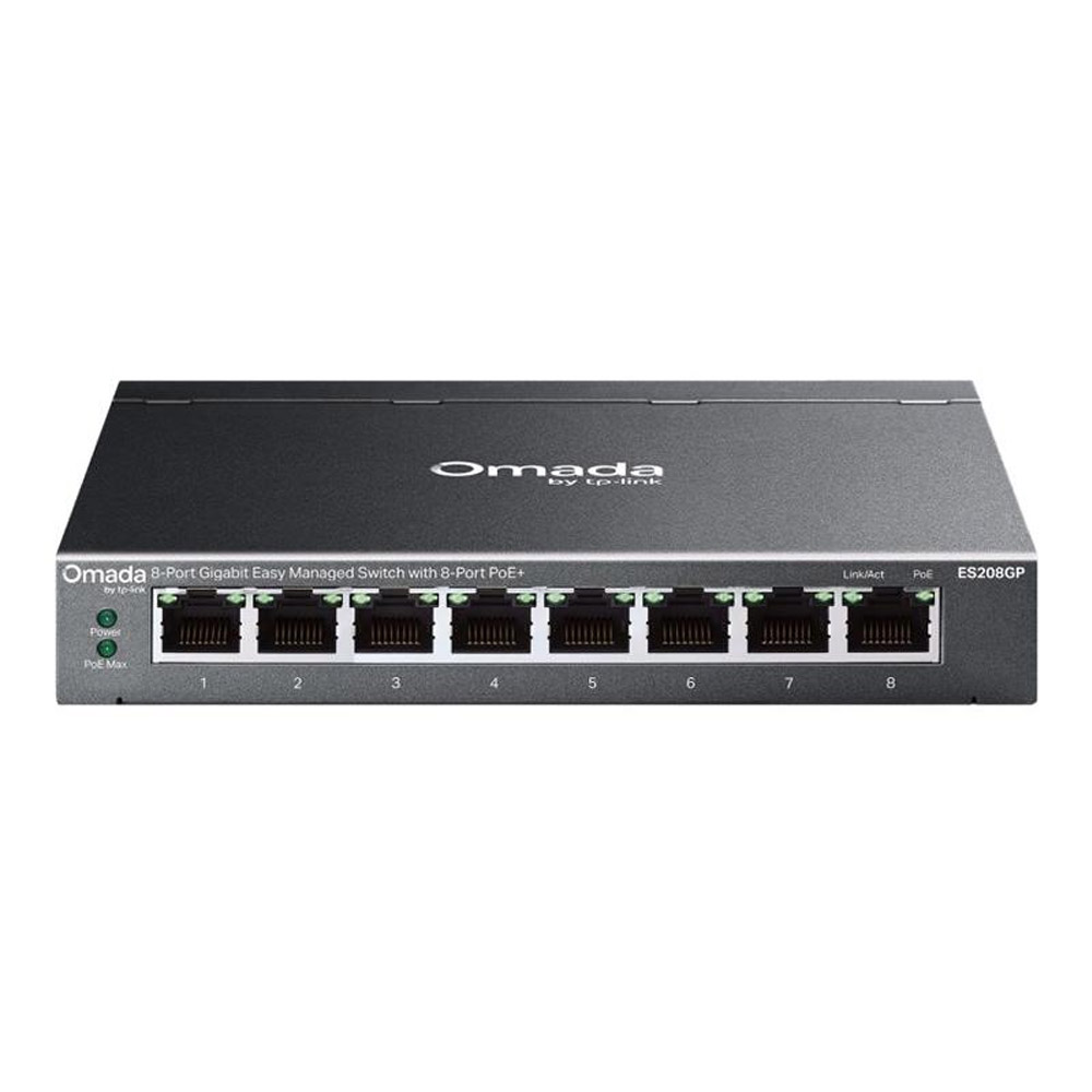 TP-Link Omada ES208GP 8-Port Gigabit PoE Switch