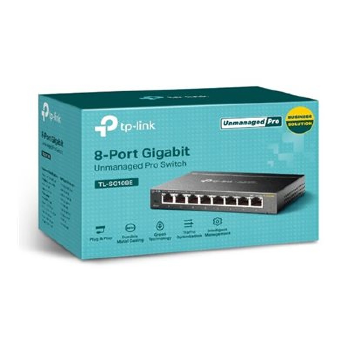 TP-Link TL-SG108E 8-Port Gigabit Managed Switch schwarz