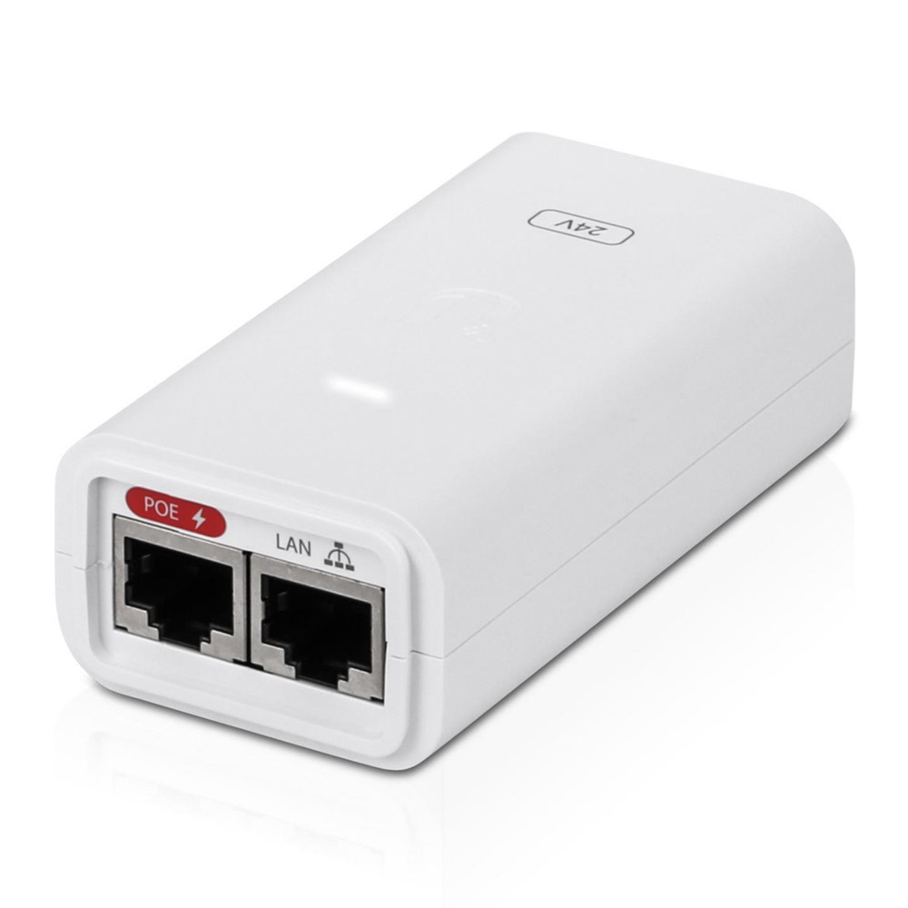 Ubiquiti PoE Injector 24VDC 12W (POE-24-12W-WH)