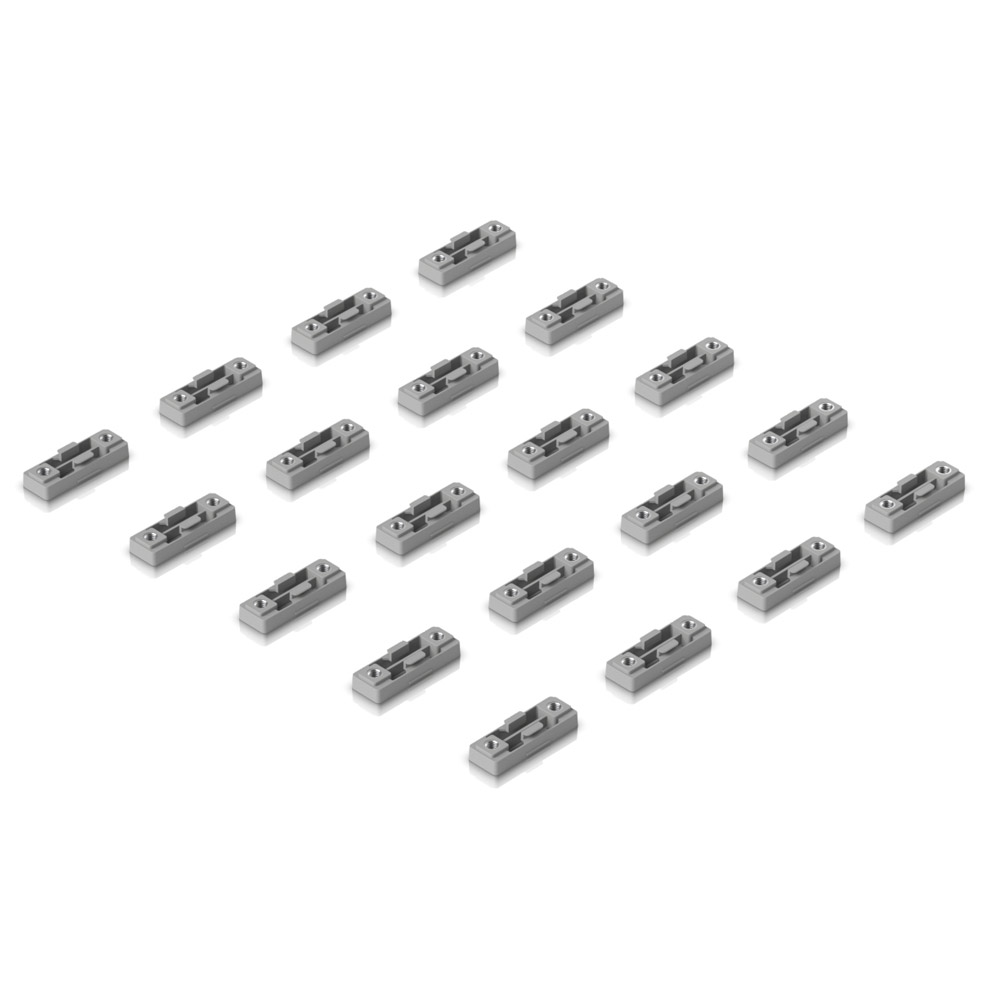 Ubiquiti Käfigmuttern Präzisions-Rackmontagesatz 20er-Pack silber