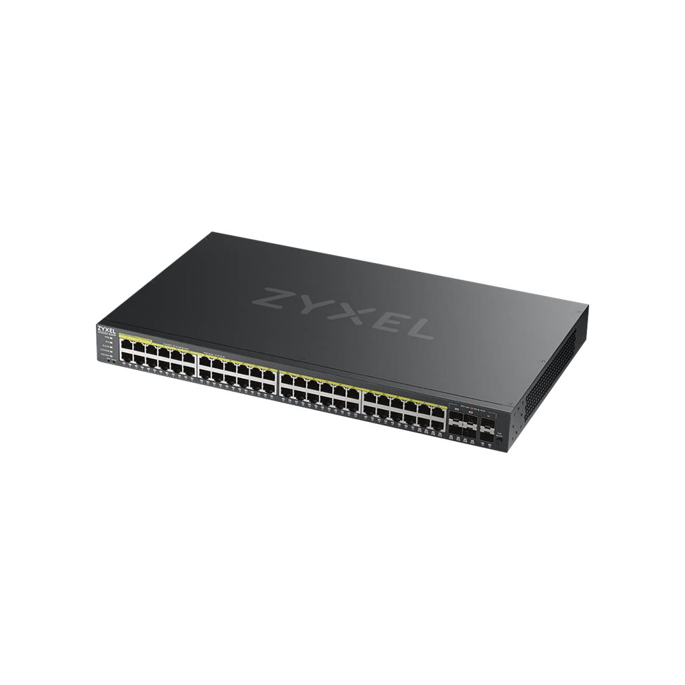 Zyxel Gigabit Ethernet Layer 2 Managed PoE+ Switch mit 44 Ports