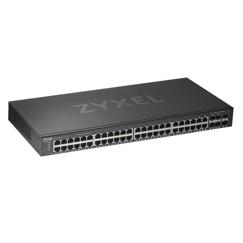 Zyxel GS1920-48V2 Nebula Gigabit Ethernet Smart-Managed Switch mit 48 Ports