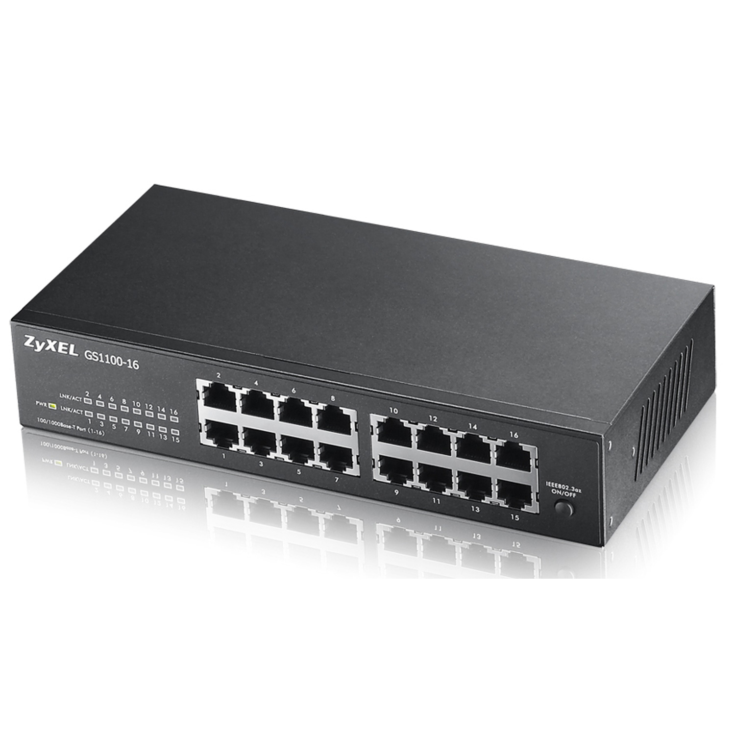 Zyxel GS1100-16E 16-Port Gigabit Unmanaged Switch