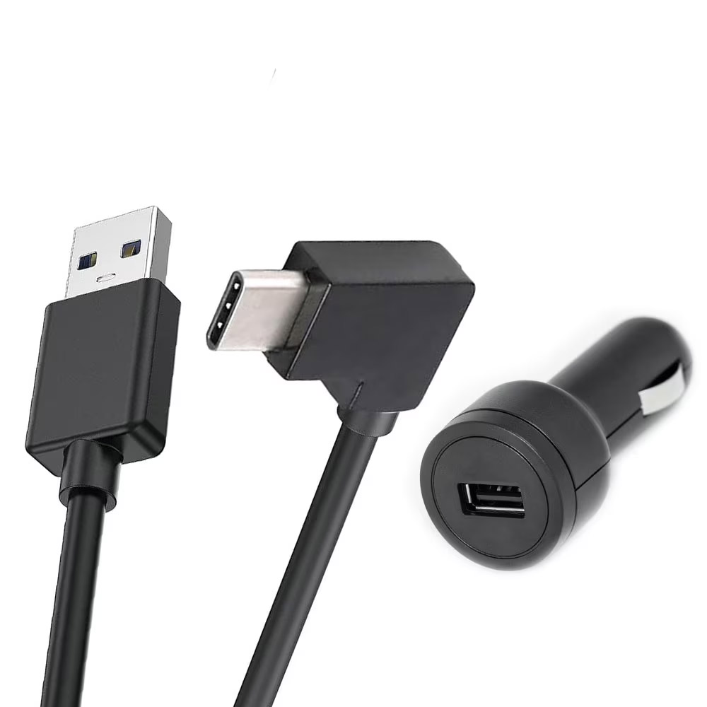 Tomtom Autoladegerät und USB-A zu USB-C Kabel