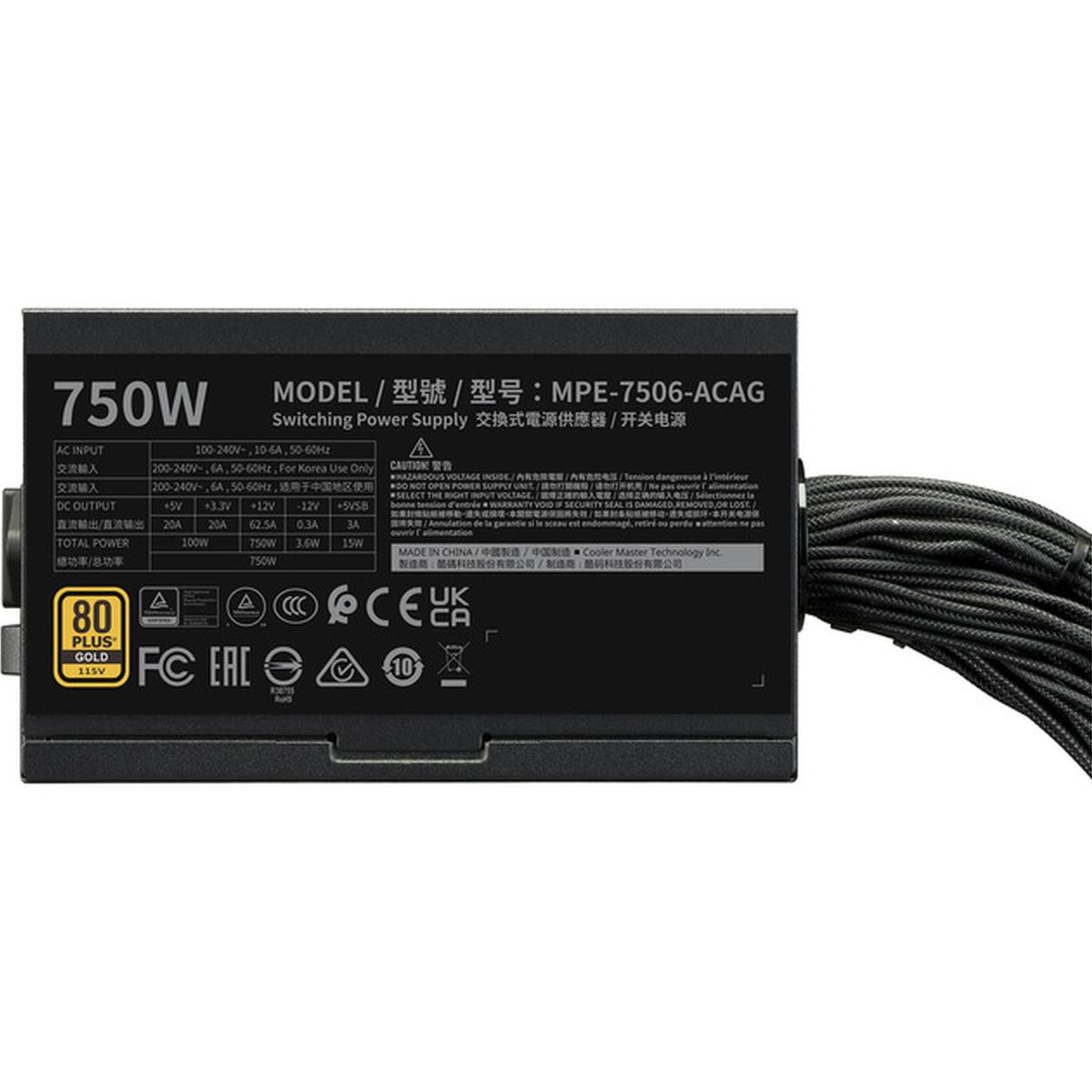 Cooler Master MWE 750W V3 Gold Netzteil