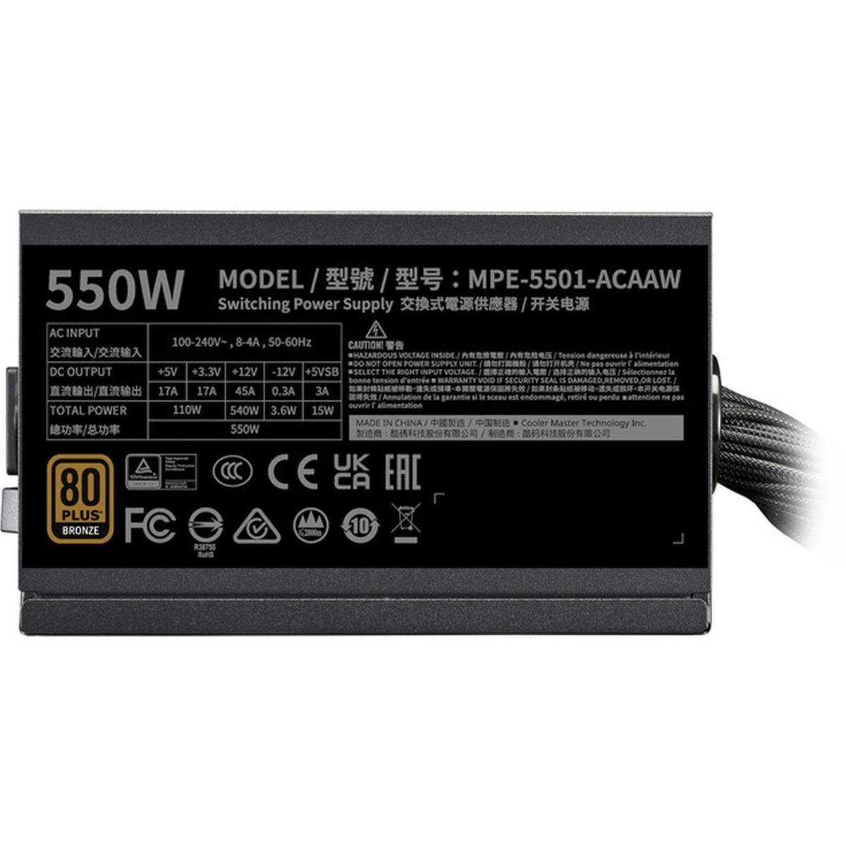 Cooler Master MWE Bronze V3 550W PC-Netzteil