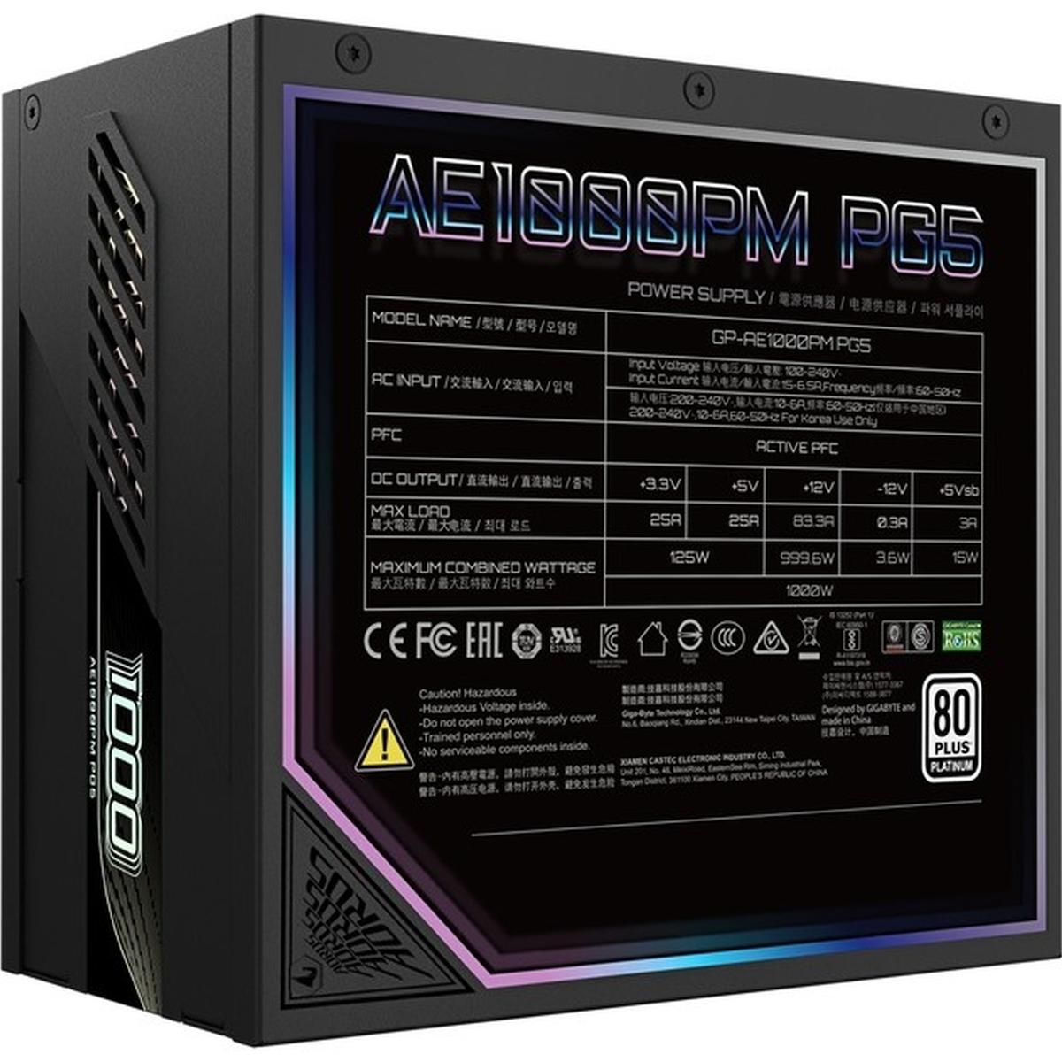 Gigabyte AORUS Elite P1000W 1000W ATX 3.0 Netzteil