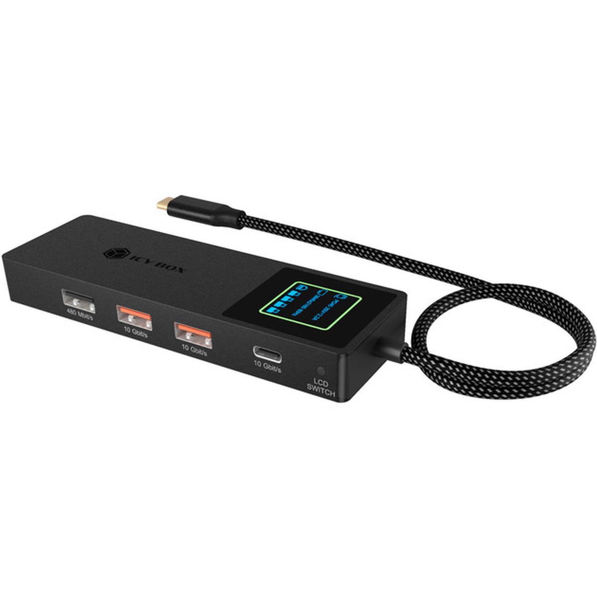 ICY BOX IB-DK4038-LCD USB-C DockingStation