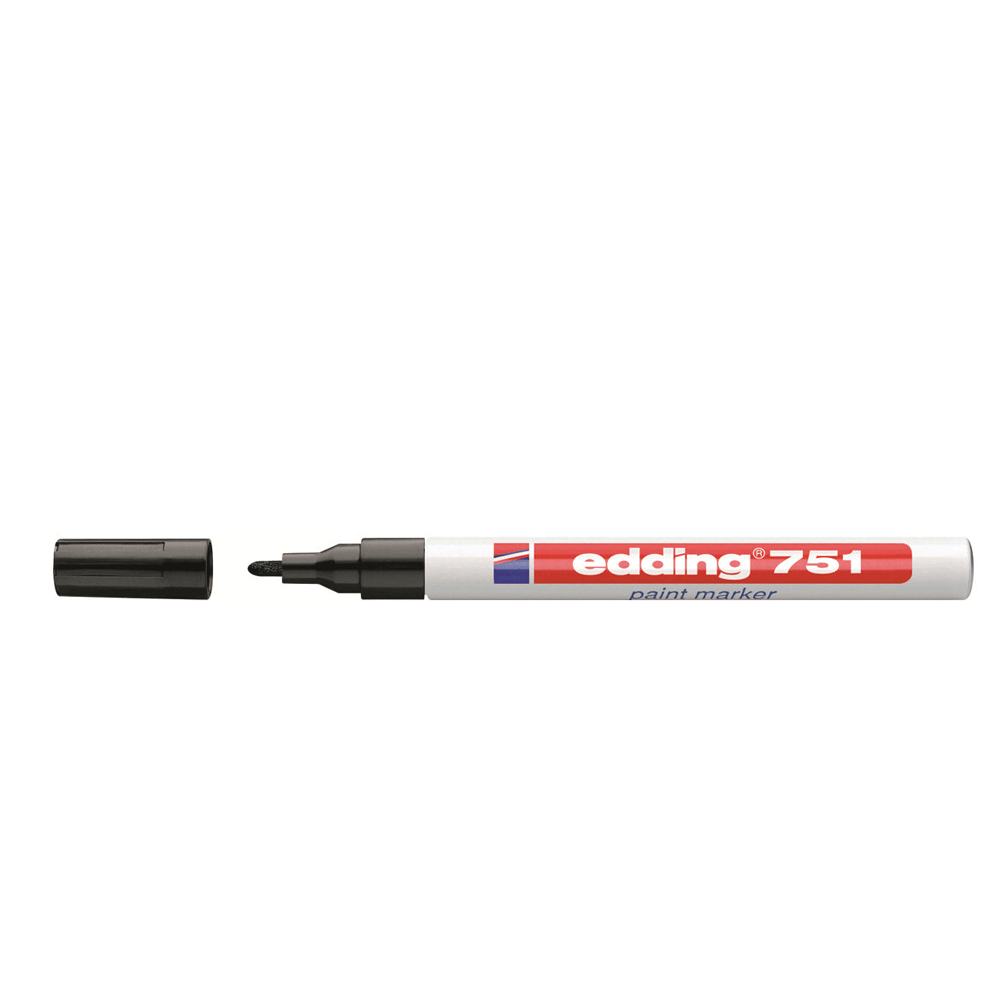Edding Lackmarker 751 1-2mm schwarz