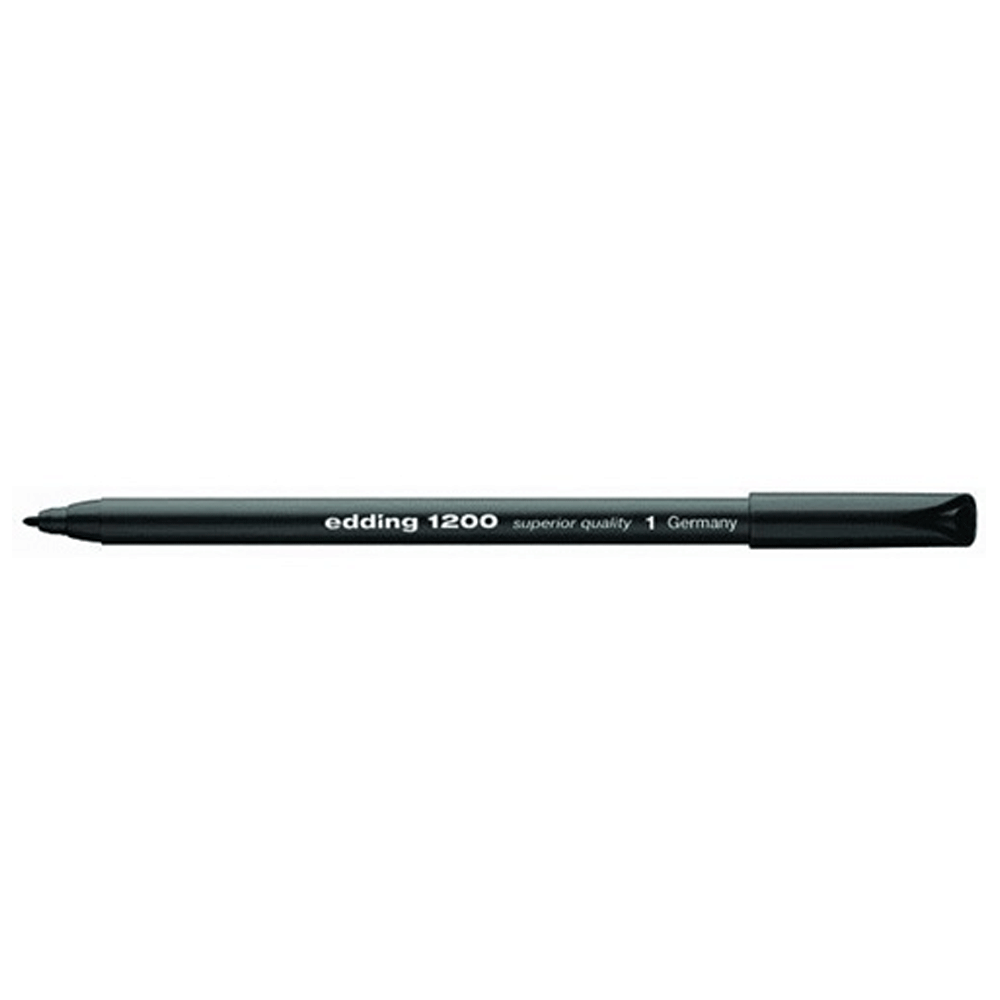 Edding Fasermaler 1200 colourpen 1mm schwarz nicht auswaschbar