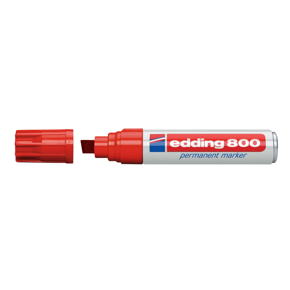 Edding 800 Permanentmarker rot