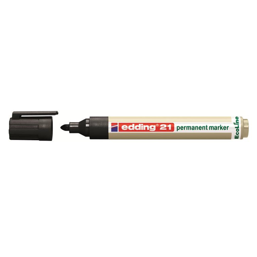 Edding 21 Ecoline Permanentmarker schwarz