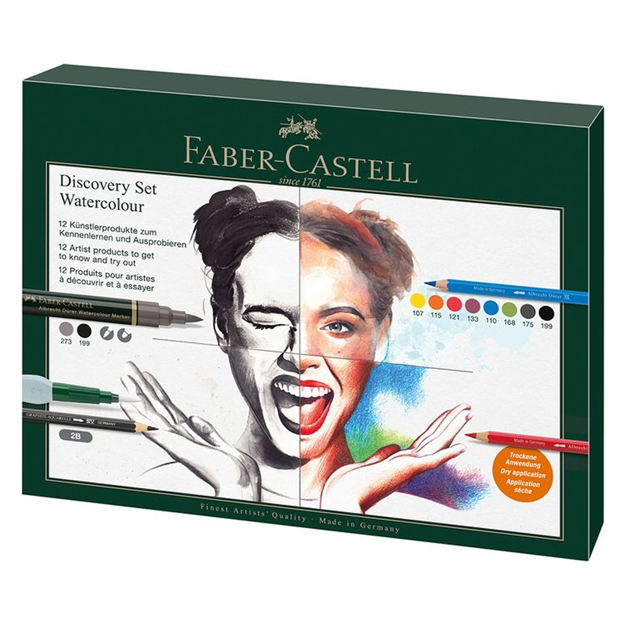 Faber-Castell Discovery 117520 Zeichenset 12-teilig