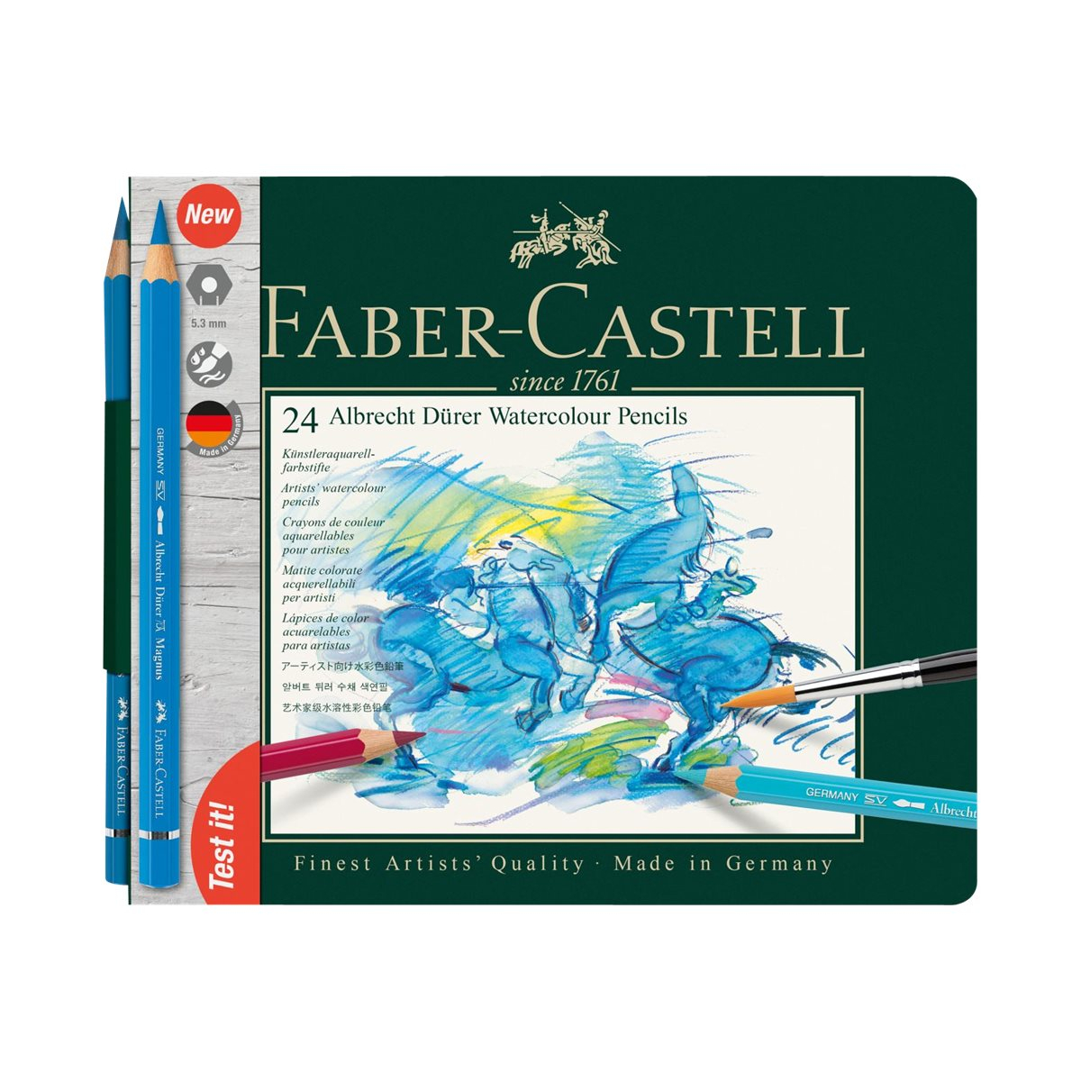 Faber-Castell Albrecht Dürer 117524 Aquarellstifte 24er-Set
