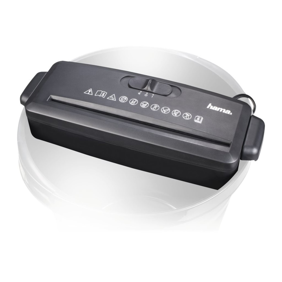Hama Aktenvernichter "Mini S6", Schredder mit Sicherheitsstufe P1