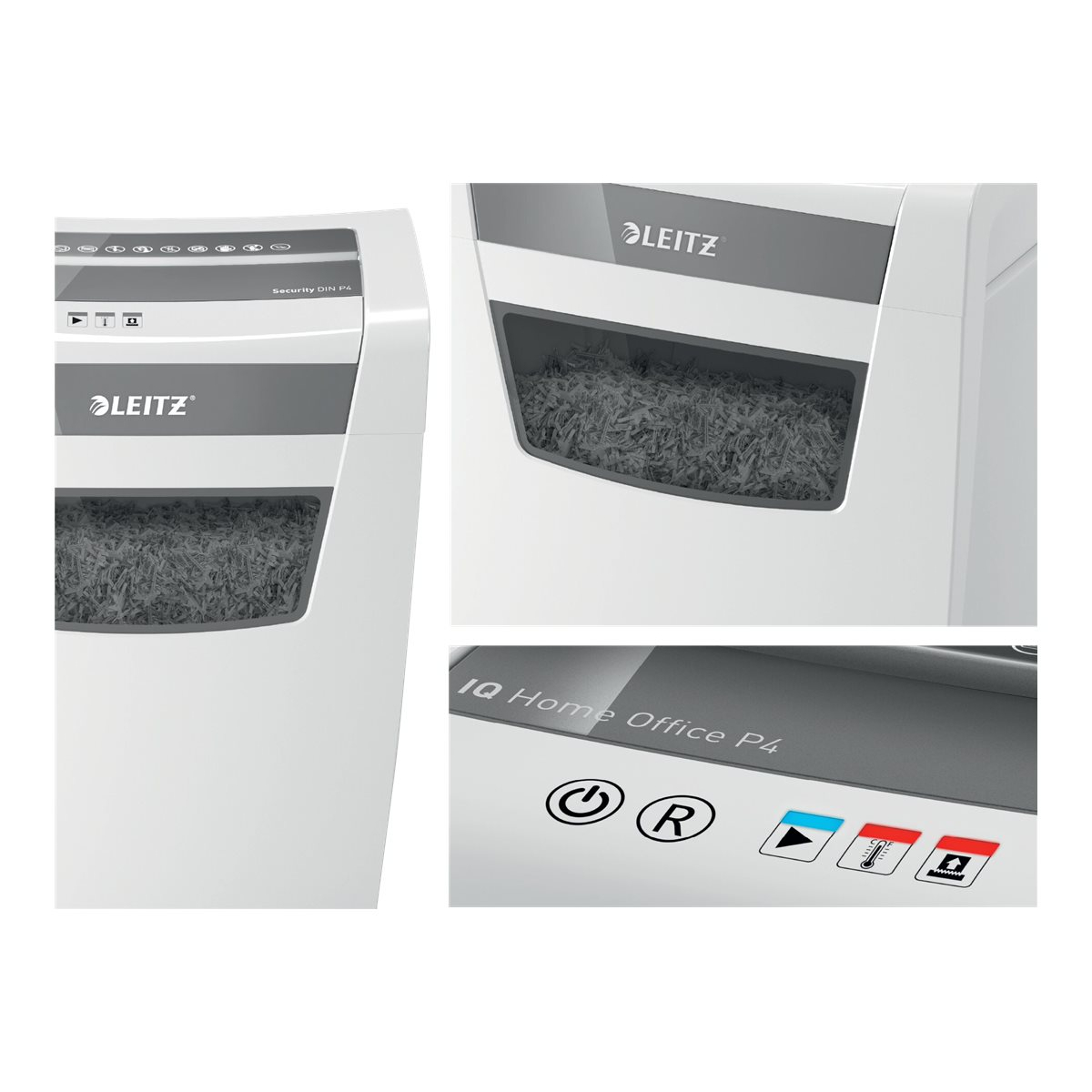 Leitz IQ Home-Office Aktenvernichter weiß