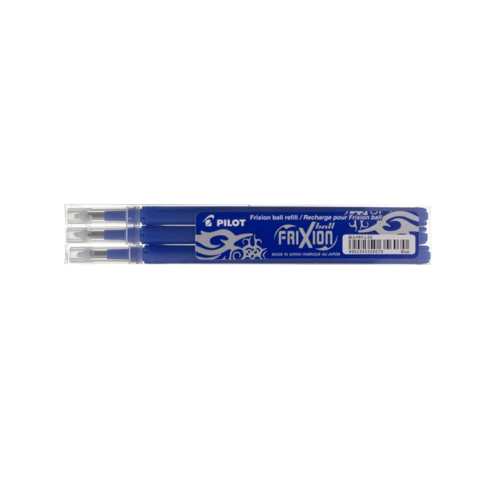 Pilot Refill Set 3x Frixion blau