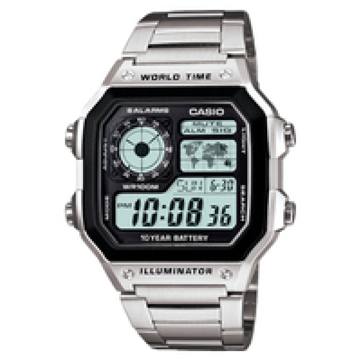 Casio Collection AE-1200WHD-1AVEF Armbanduhr silber
