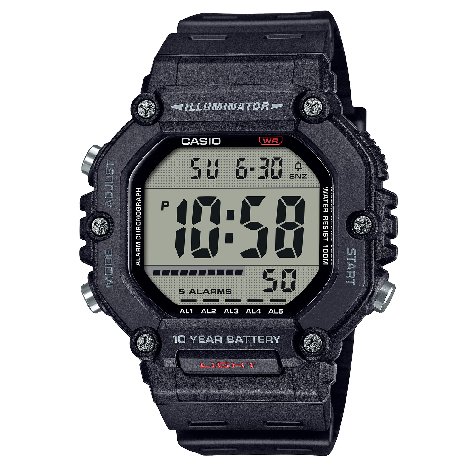 Casio Collection AE-1600H-1AVEF Digital Armbanduhr