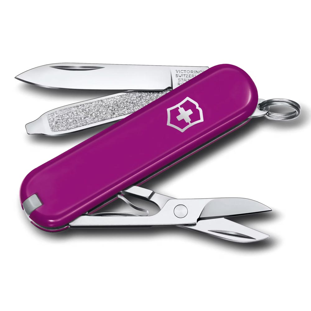 Victorinox Classic SD 7 Funktionen Taschenmesser violett