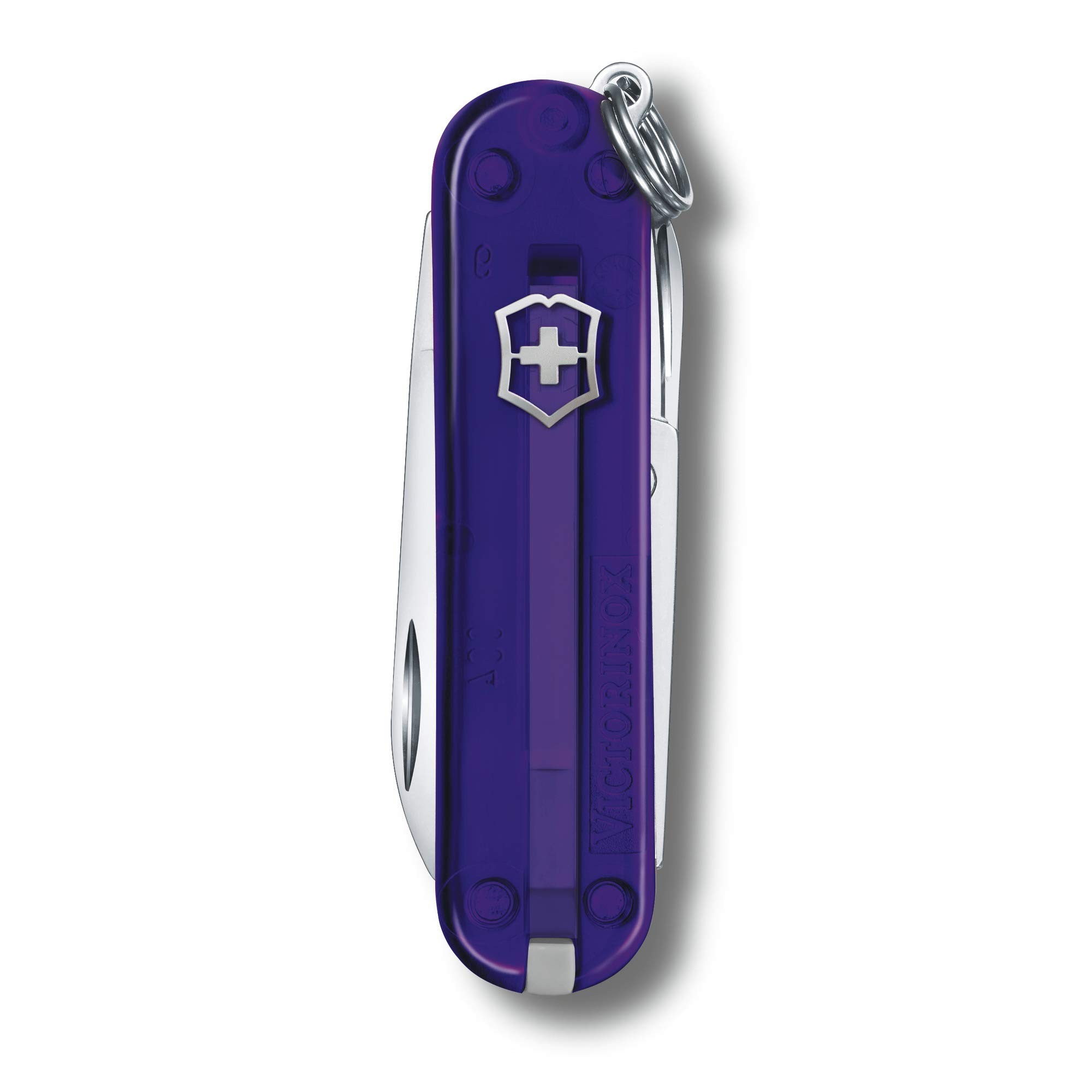 Victorinox Classic SD 7 Funktionen Taschenmesser violett transparent