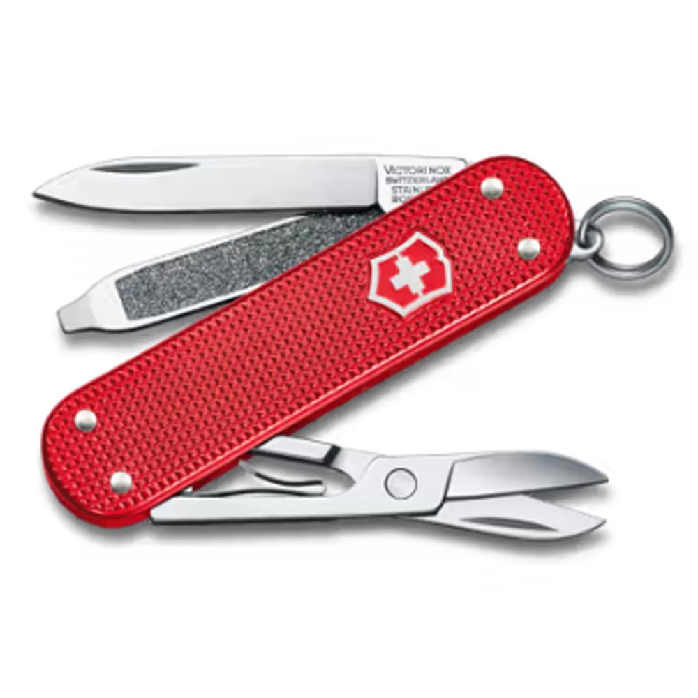 Victorinox Classic SD Alox 5 Funktionen Taschenmesser rot