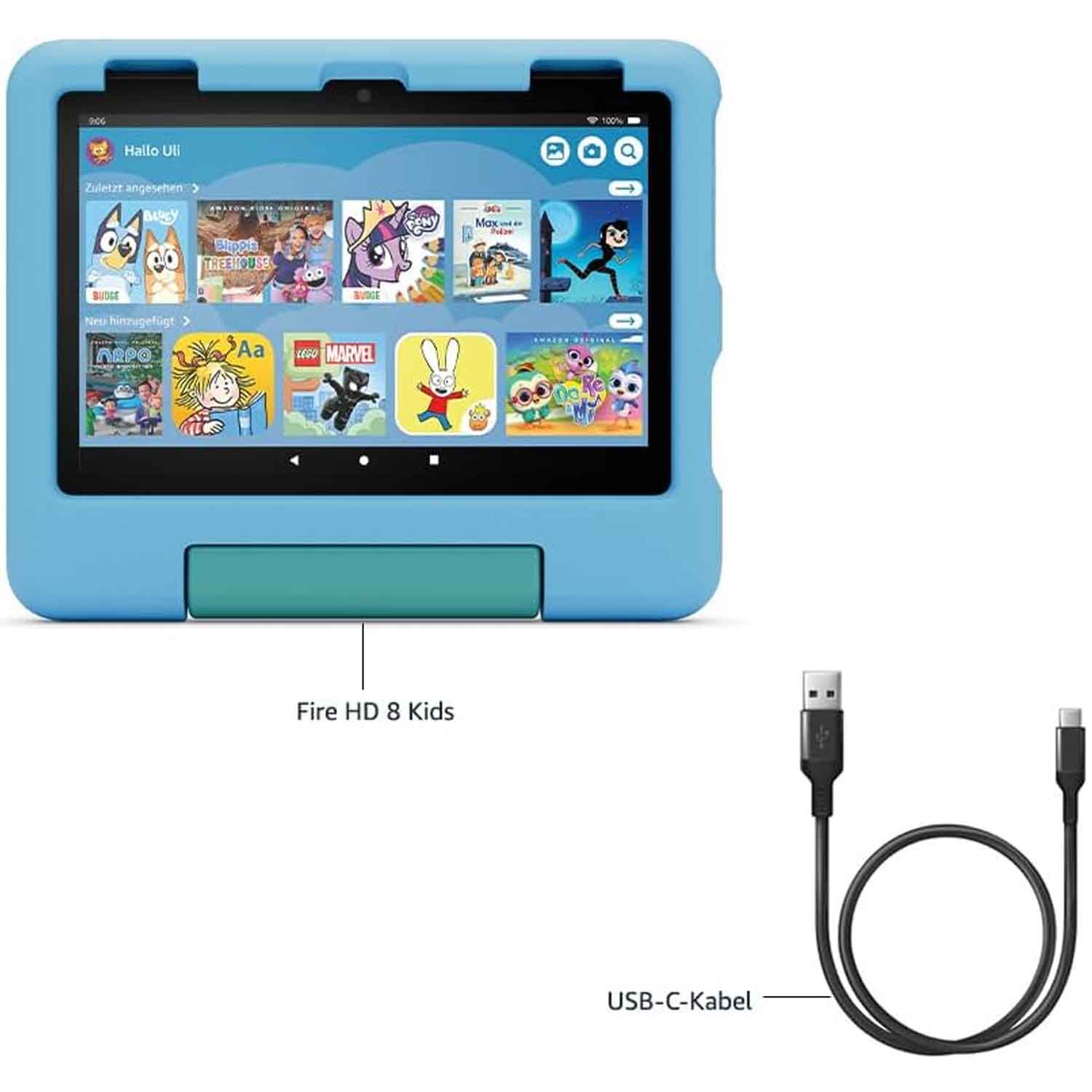 Amazon Fire HD 8 Kids 20,3 cm (8 Zoll) Tablet 32GB blau